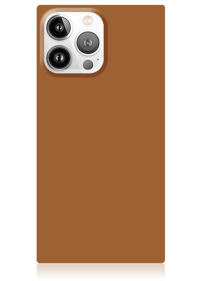 Nude Caramel Square iPhone Case #iPhone 16 Pro Max