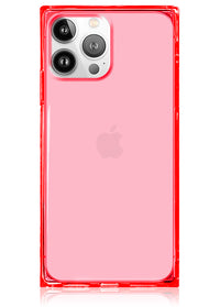 ["Clear", "Neon", "Pink", "Square", "iPhone", "Case", "#iPhone", "13", "Pro"]