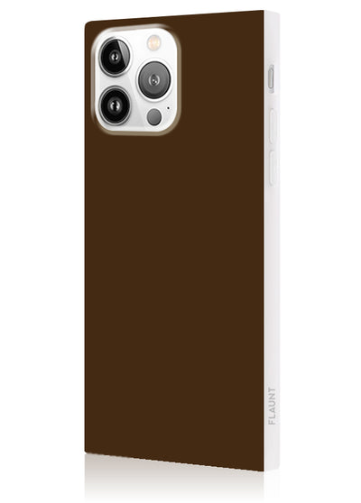 Nude Espresso Square iPhone Case #iPhone 16 Pro Max