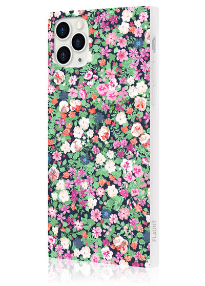 Floral Square iPhone Case #iPhone 11 Pro Max