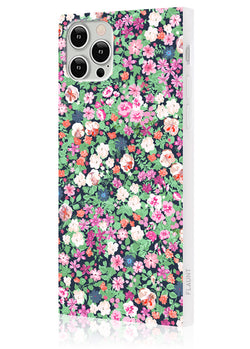 Floral Square iPhone Case #iPhone 12 Pro Max