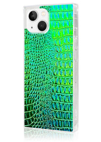 ["Green", "Crocodile", "Square", "iPhone", "Case", "#iPhone", "13"]