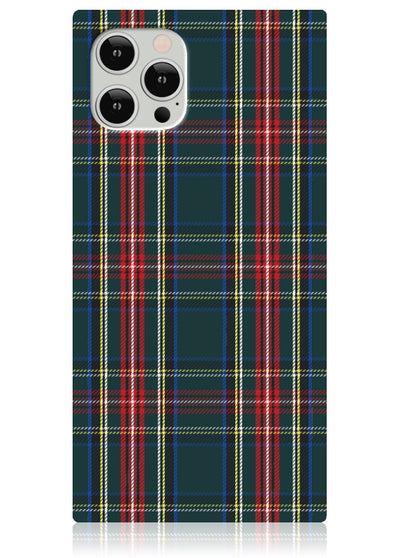 Green Plaid Square iPhone Case #iPhone 12 / iPhone 12 Pro