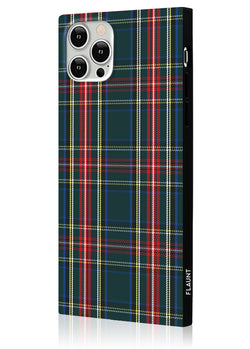 Green Plaid Square iPhone Case #iPhone 12 Pro Max
