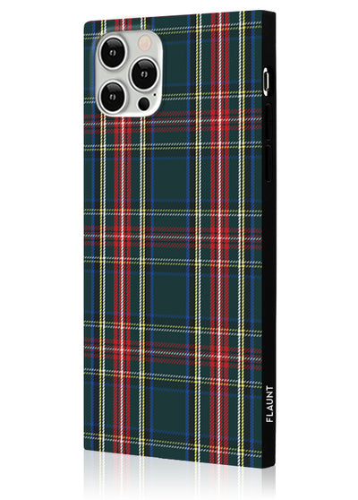 Green Plaid Square iPhone Case #iPhone 12 Pro Max