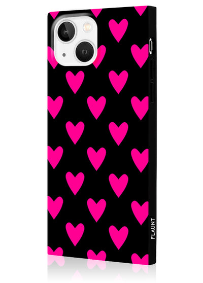 Heart Square iPhone Case #iPhone 14