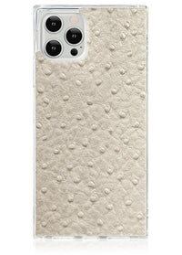 ["Ivory", "Ostrich", "Square", "iPhone", "Case", "#iPhone", "12", "Pro", "Max"]