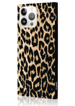 Leopard Print Square iPhone Case #iPhone 13 Pro Max