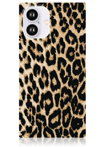 Leopard Print Square iPhone Case #iPhone 16