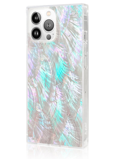 Mother of Pearl Square iPhone Case #iPhone 15 Pro
