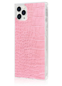 ["Pink", "Crocodile", "Square", "iPhone", "Case", "#iPhone", "11", "Pro", "Max"]