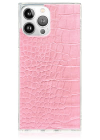 ["Pink", "Crocodile", "Square", "iPhone", "Case", "#iPhone", "13", "Pro", "Max", "+", "MagSafe"]