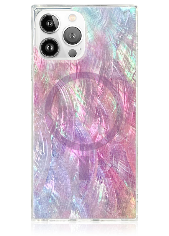 SQUARE® Pink Mother of Pearl iPhone Case