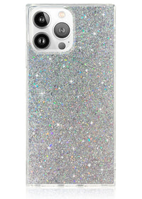 ["Silver", "Glitter", "Square", "iPhone", "Case", "#iPhone", "16", "Pro"]