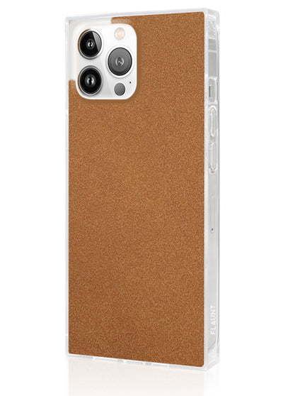 Tan Suede SQUARE iPhone Case #iPhone 13 Pro Max