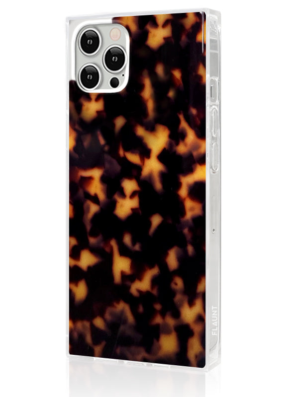 Shell Iphone Cover Tortoise Shell SQUARE® iPhone Case | FLAUNT