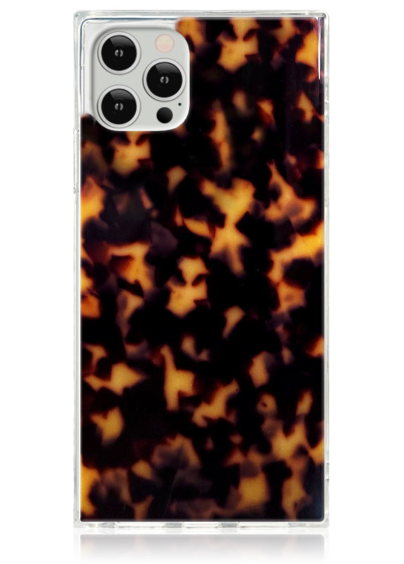 Funda para iPhone SQUARE® con diseño de carey