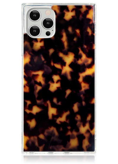 Tortoise Shell SQUARE iPhone Case #iPhone 12 / iPhone 12 Pro