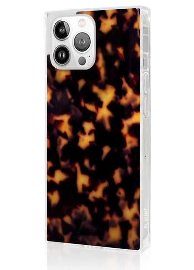 Tortoise Shell SQUARE iPhone Case #iPhone 13 Pro Max