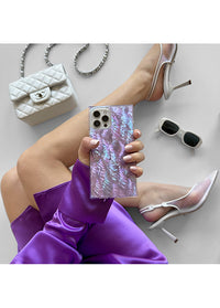 ["Purple", "Mother", "of", "Pearl", "SQUARE", "iPhone", "Case"]