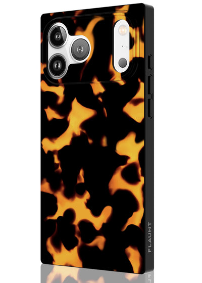Tortoise Shell Square iPhone Case #iPhone 17 Pro Max + MagSafe