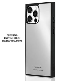 ["FLAUNT", "x", "Jennifer", "Fisher", "-", "SQUARE", "Silver", "Metallic", "Mirror", "iPhone", "Case", "#iPhone", "16", "Pro", "Max", "+", "MagSafe,iPhone", "16", "Pro", "+", "MagSafe"]