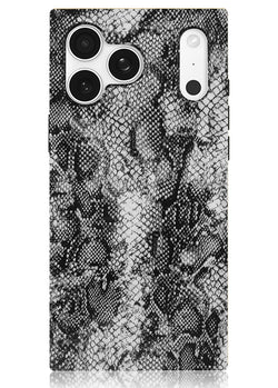 Gray Python SQUARE iPhone Case #iPhone 18 Pro Max + MagSafe / iPhone 17 Pro Max + MagSafe,iPhone 18 Pro + MagSafe / iPhone 17 Pro + MagSafe