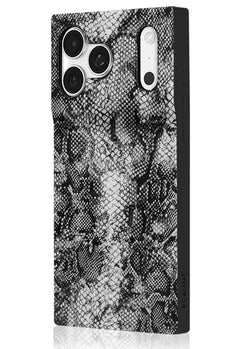 Gray Python SQUARE iPhone Case #iPhone 18 Pro Max + MagSafe / iPhone 17 Pro Max + MagSafe,iPhone 18 Pro + MagSafe / iPhone 17 Pro + MagSafe