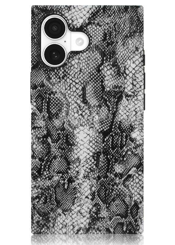 SQUARE® Gray Python iPhone Case