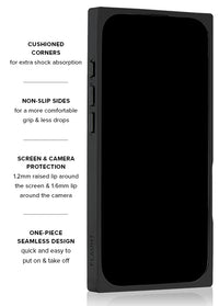 ["FLAUNT", "x", "Jennifer", "Fisher", "-", "SQUARE", "Silver", "Metallic", "Mirror", "iPhone", "Case", "#iPhone", "17", "+", "MagSafe"]