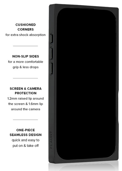 FLAUNT x Jennifer Fisher - SQUARE Silver Metallic Mirror iPhone Case #iPhone 17 + MagSafe