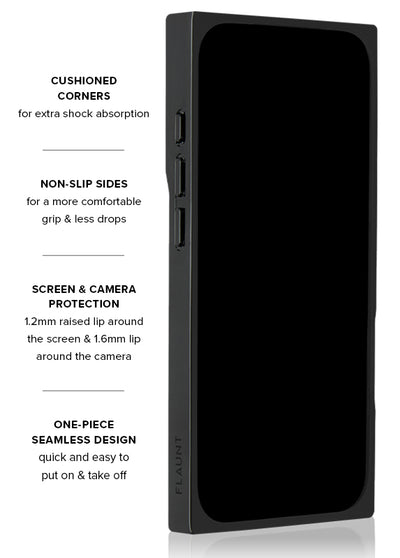 FLAUNT x Jennifer Fisher - SQUARE Silver Metallic Mirror iPhone Case #iPhone 18 Pro Max + MagSafe / iPhone 17 Pro Max + MagSafe, iPhone 18 Pro + MagSafe / iPhone 17 Pro + MagSafe