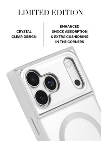 ["Gilded", "Crystal", "Clear", "Silver", "SQUARE", "iPhone", "Case", "#iPhone", "18", "Pro", "Max", "+", "MagSafe,iPhone", "18", "Pro", "+", "MagSafe"]