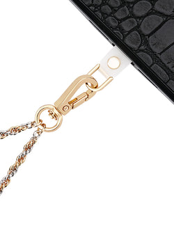 Silver and Gold Chain Phone Charm