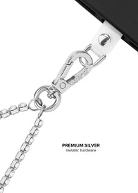 ["Silver", "Tennis", "Chain", "Phone", "Charm"]