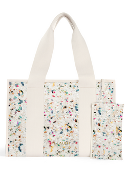 Rainbow Confetti Tortoise Everyday Tote Bag