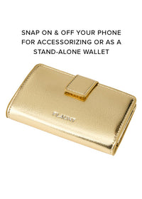 ["Gold", "Faux", "Leather", "MagSafe", "Wallet", "(Works", "with", "MagSafe", "Cases", "Only)"]