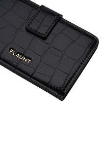 ["Black", "Crocodile", "Faux", "Leather", "MagSafe", "Wallet"]