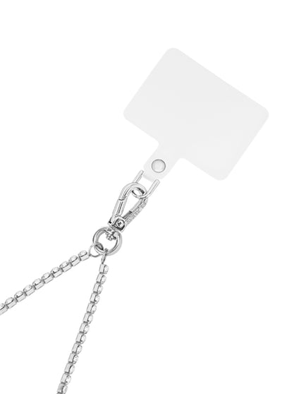 Silver Tennis Chain Phone Crossbody