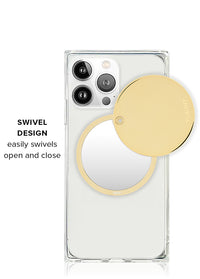 ["Gold", "Metallic", "MagSafe", "Compact", "Mirror", "(Works", "with", "MagSafe", "Cases", "Only)"]