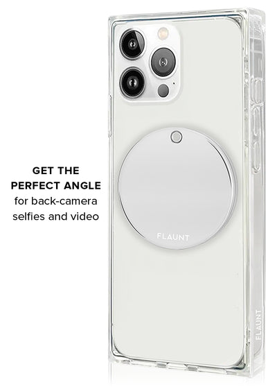 Silver Metallic MagSafe Compact Mirror (Works with MagSafe Cases Only)