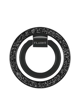 Crystal Elegance Premium Metallic MagSafe Phone Ring Stand