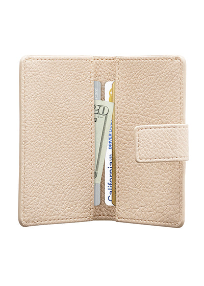 Nude Faux Leather MagSafe Wallet
