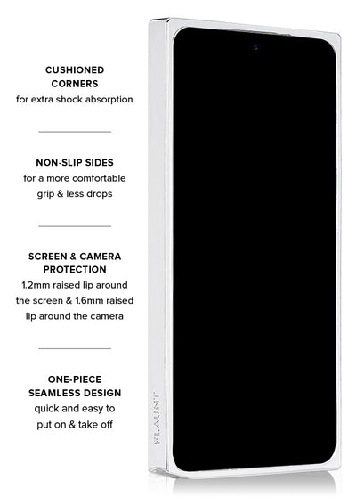 Silver Crystal Elegance SQUARE Galaxy Case #Samsung Galaxy S26 Ultra