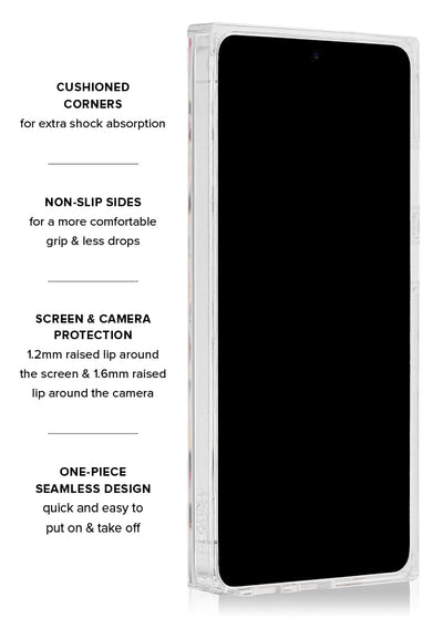 Rainbow Confetti Tortoise Shell SQUARE Galaxy Case #Samsung Galaxy S26 Ultra