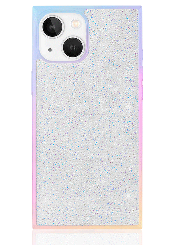 Elite Collection - SQUARE® Iridescent Crystal Elegance iPhone Case
