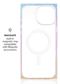 ["Iridescent", "Crystal", "Elegance", "SQUARE", "iPhone", "Case", "#iPhone", "16e/14/13", "+", "MagSafe,iPhone", "16e/15/14/13", "+", "MagSafe"]