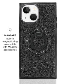 ["Black", "Crystal", "Elegance", "SQUARE", "iPhone", "Case", "#iPhone", "15", "+", "MagSafe,iPhone", "15", "Plus", "+", "MagSafe,iPhone", "16e/14/13", "+", "MagSafe"]