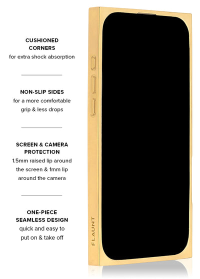 Gilded Fuchsia SQUARE iPhone Case #iPhone 15 Pro Max + MagSafe,iPhone 15 Pro + MagSafe