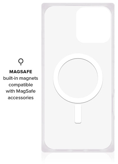 White Polka Dot SQUARE iPhone Case #iPhone 15 Pro Max + MagSafe,iPhone 15 Pro + MagSafe,iPhone 14 Pro Max + MagSafe,iPhone 14 Pro + MagSafe,iPhone 13 Pro Max